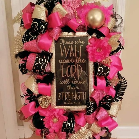 Religious inspired wreath - Picture 7 of 7